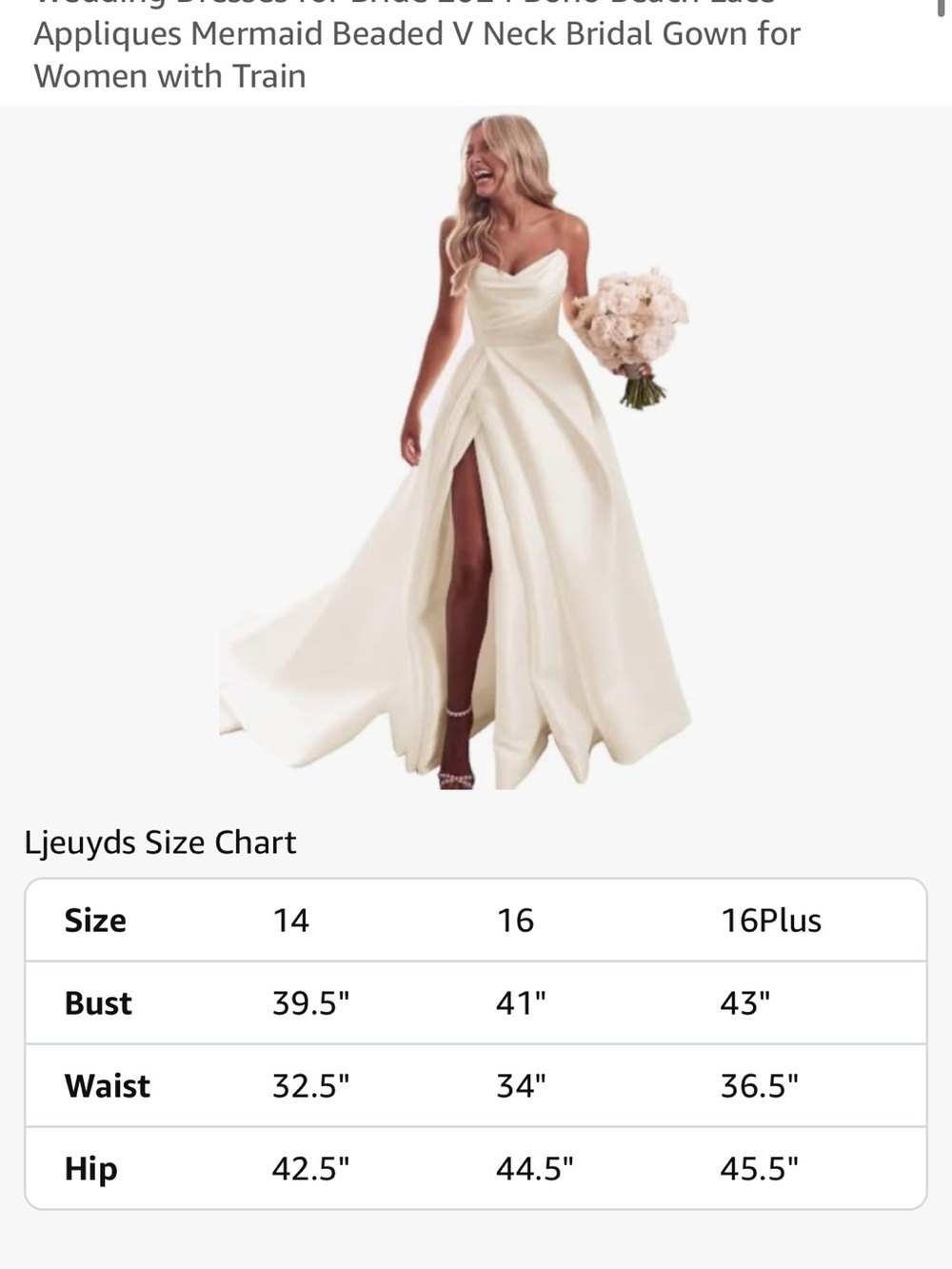Wedding dress for bride